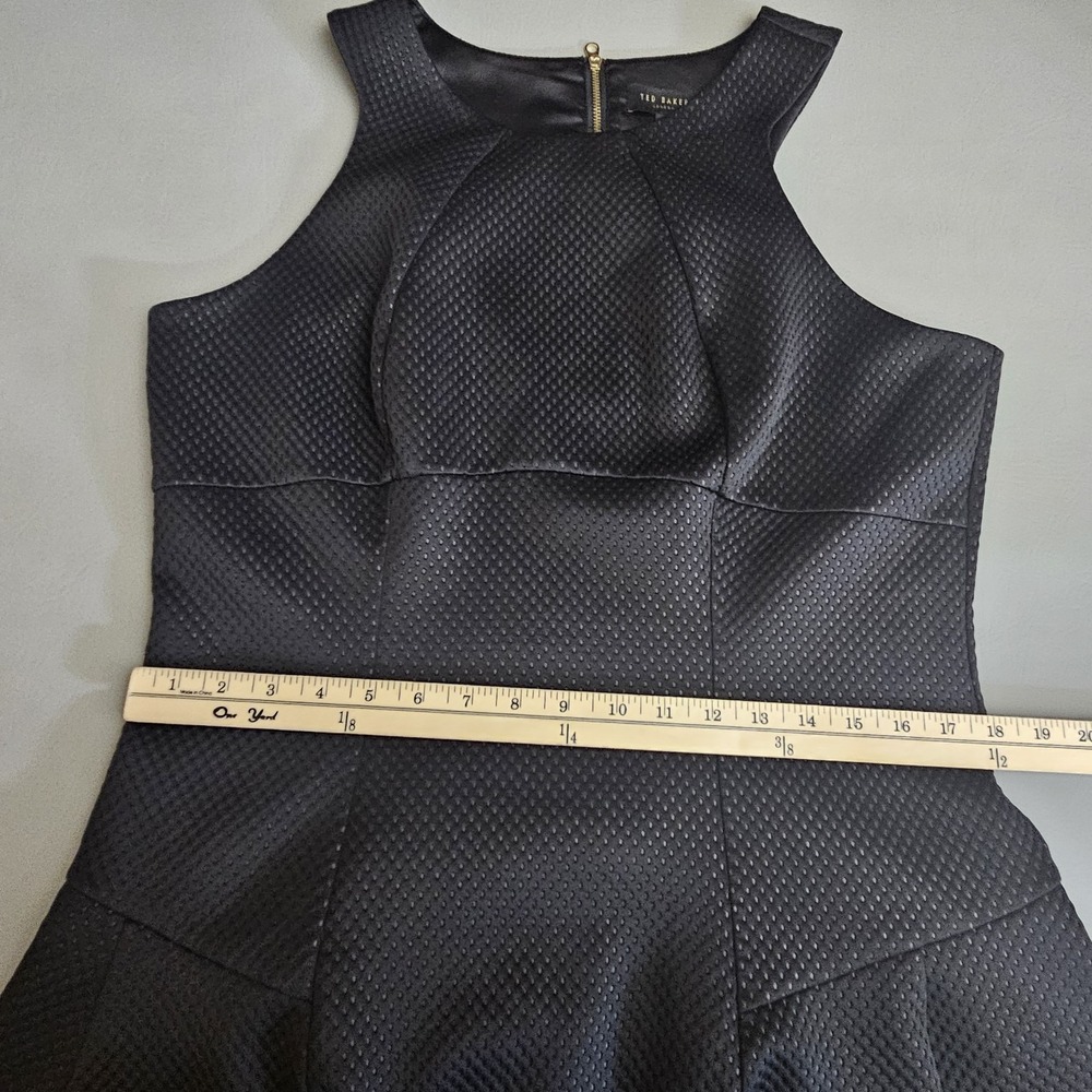 Ted Baker London Cidia Skater Dress Women's Size 5 US 12‎ Black - Picture 8 of 9